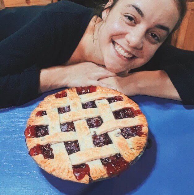 Portrait of Cristiana with Cherry Pie